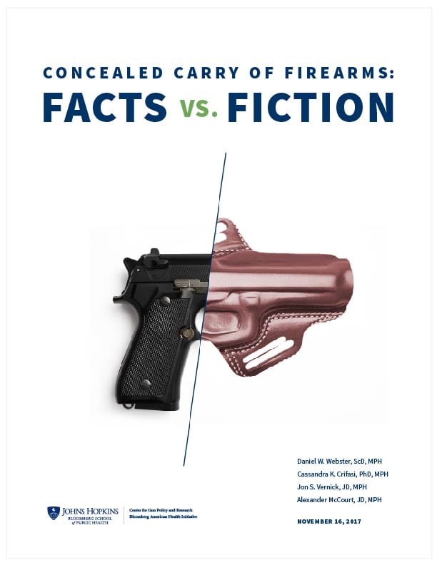 Johns Hopkins Study - Concealed Carry of Firearms