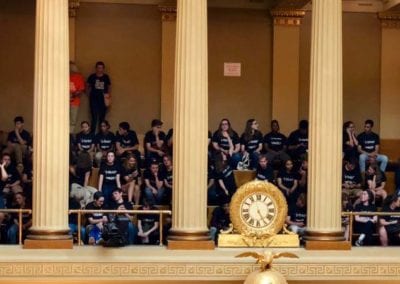 RI Students Demand Safe Schools Act at State House June 14, 2018
