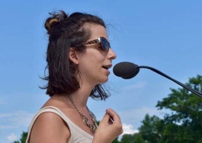 Nika Lomazzo - YCAGV Student Power Rally - August 2018 - RI State House