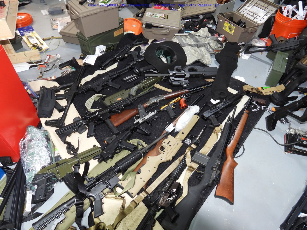Arsenal in Burrillville included many military-style assault weapons