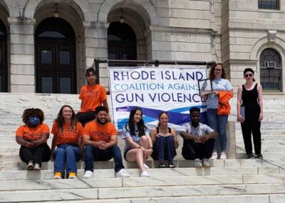 RI Student Speakers at the RI March for Our Lives Rally - June 11 2022 RI State House